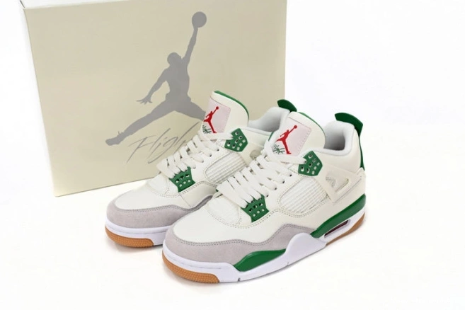 Cheap Husky 4 Green SB Retro Jordan DR5415-103 Pine 0814